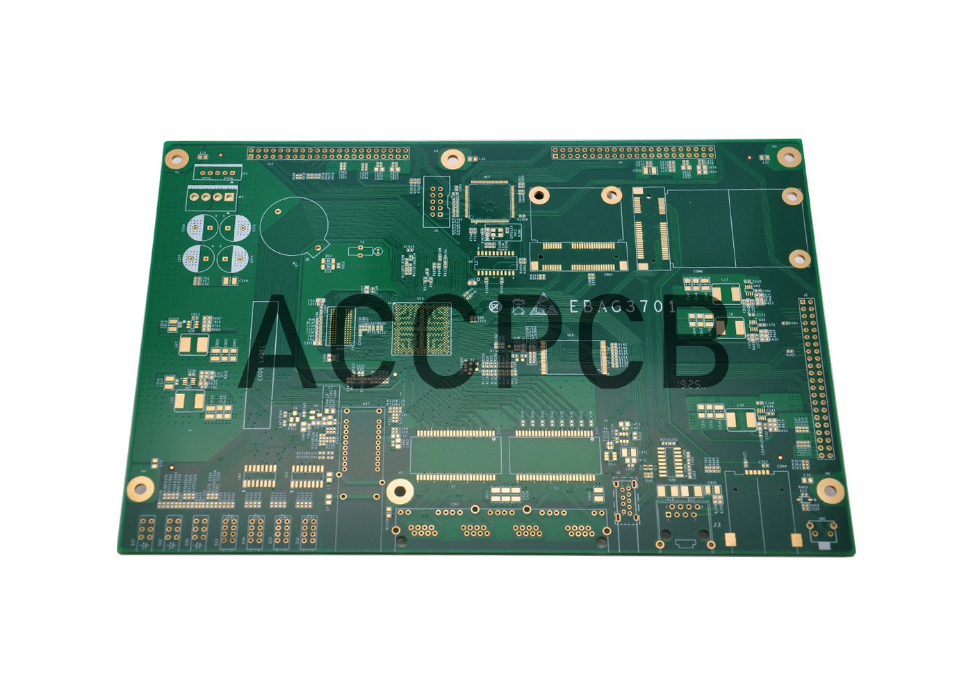OEM KB FR4 1.0MM grubości Elektroniczna płytka PCB HDI Wyrównanie lutowania gorącym powietrzeml Micro Section
