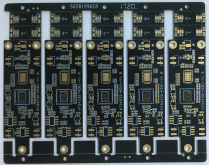 Prototypowa płytka PCB o grubości 1,2 mm Czarna maska lutownicza IPC-A-160 Standard